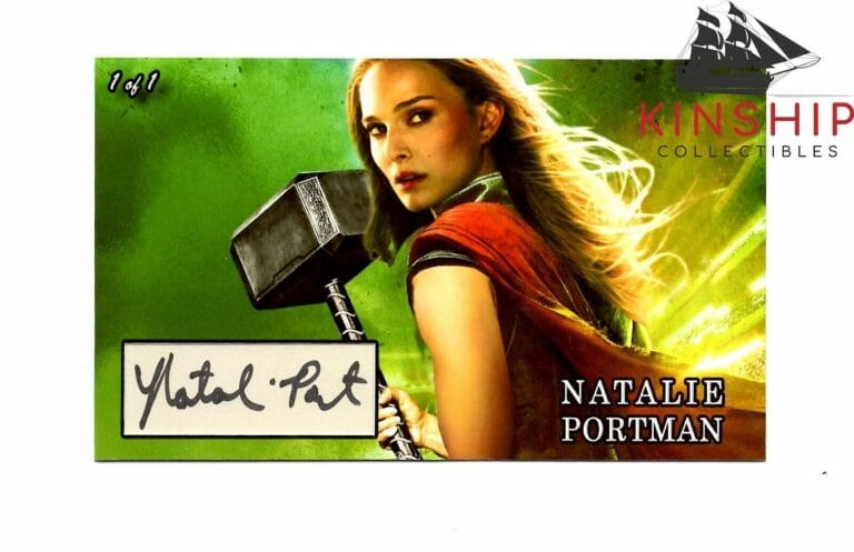 NATALIE PORTMAN SIGNED CUSTOM 3×5 CARD JSA LOA AUTO GRADE 10 THOR STAR WARS ZQTY
 COLLECTIBLE MEMORABILIA