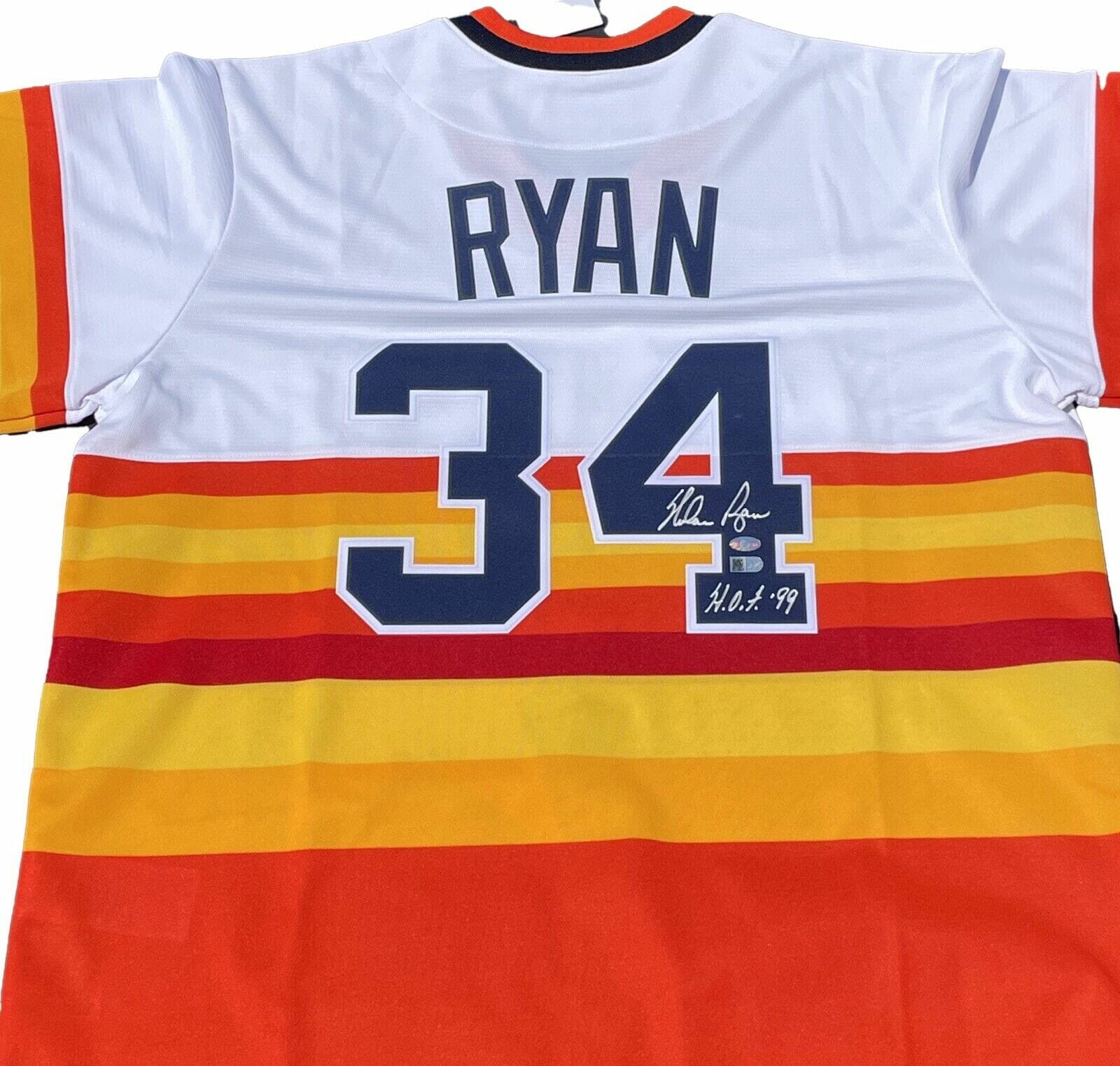 Nolan Ryan Signed Houston Astros Jersey (JSA COA)