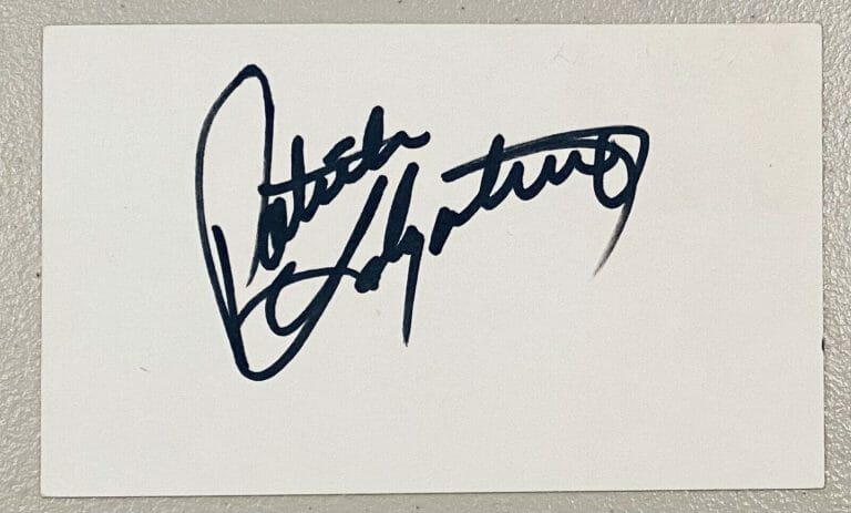 PATRICK LABORTEAUX SIGNED AUTOGRAPHED 3×5 CARD BAS LITTLE HOUSE ON THE PRAIRIE
 COLLECTIBLE MEMORABILIA