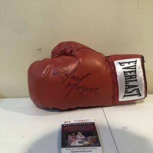 RAFAEL MARQUEZ SIGNED AUTOGRAPH EVERLAST BOXING GLOVE JSA COA HOF 2023 CHAMP
