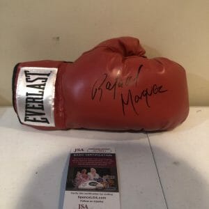 RAFAEL MARQUEZ SIGNED AUTOGRAPH EVERLAST BOXING GLOVE JSA COA HOF 2023 CHAMP

