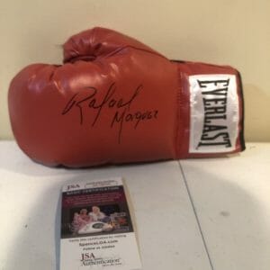 RAFAEL MARQUEZ SIGNED AUTOGRAPH EVERLAST BOXING GLOVE JSA COA HOF 2023 CHAMP
