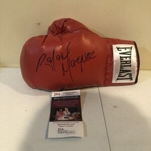 RAFAEL MARQUEZ SIGNED AUTOGRAPH EVERLAST BOXING GLOVE JSA COA HOF 2023 CHAMP

