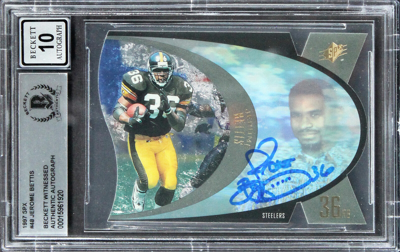 Jerome Bettis Memorabilia, Jerome Bettis Collectibles, Verified Signed Jerome  Bettis Photos