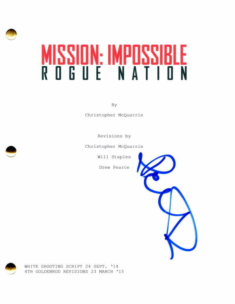 Rebecca Ferguson Signed Autograph Mission Impossible Rogue Nation Movie