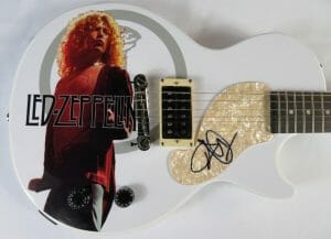 ROBERT PLANT LED ZEPPELIN SIGNED AUTOGRAPH AUTO EPIPHONE GUITAR JSA BAS
 COLLECTIBLE MEMORABILIA