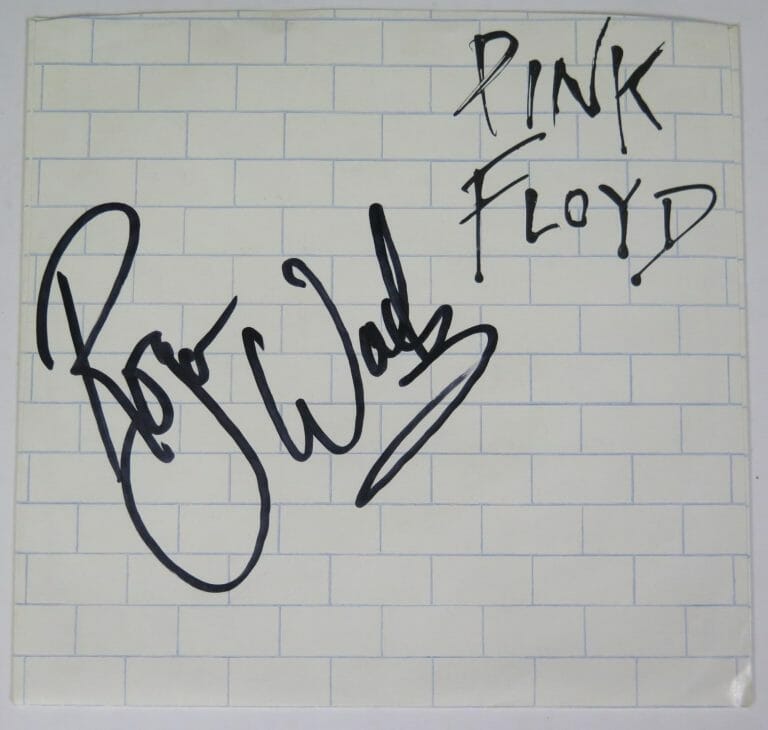 ROGER WATERS PINK FLOYD SIGNED “ANOTHER BRICK THE WALL” 7″ 45 RPM VINYL JSA BAS
 COLLECTIBLE MEMORABILIA