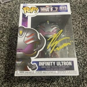 ROSS MARQUAND SIGNED FUNKO POP AUTOGRAPHED INFINITY ULTRON MARVEL #973 JSA COA
 COLLECTIBLE MEMORABILIA