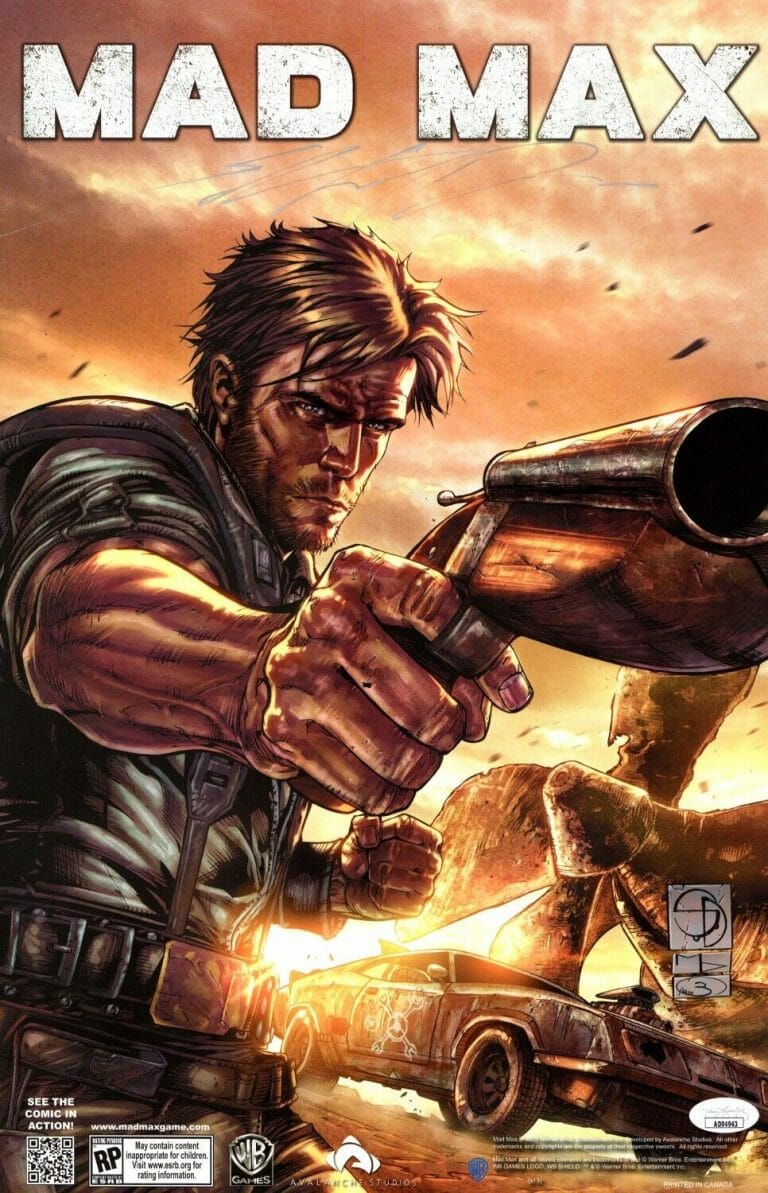 SHANE DAVIS SIGNED AUTOGRAPHED 11X17 POSTER MAD MAX GAME DC ARTIST JSA
 COLLECTIBLE MEMORABILIA