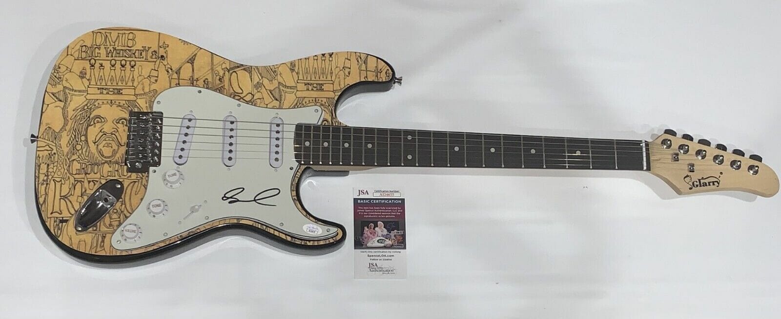 STEFAN LESSARD SIGNED CUSTOM GUITAR DMB BIG WHISKEY & THE GROOGRUX KING JSA COA
Opens in a new window or tab