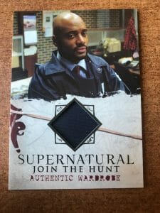 SUPERNATURAL SEASONS 1-3 WARDROBE CARD M18 VICTOR HENRIKSEN
 COLLECTIBLE MEMORABILIA