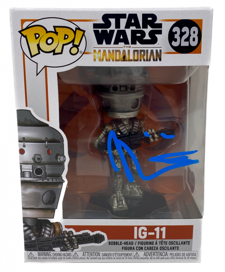 TAIKA WAITITI SIGNED AUTOGRAPH IG-11 MANDALORIAN FUNKO POP STAR WARS BECKETT COA
 COLLECTIBLE MEMORABILIA