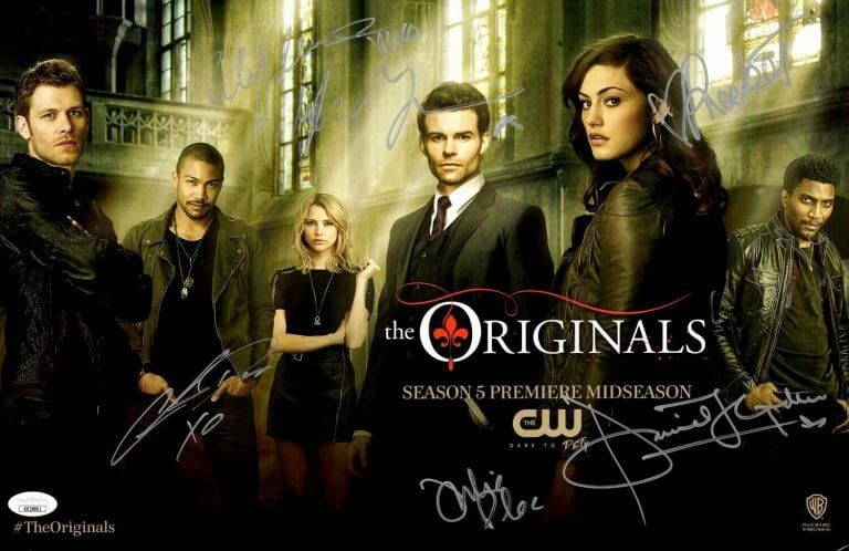 THE ORIGINALS MULTI SIGNED 11X17 POSTER 7 AUTOS GILLIES DAVIS TONKIN JSA XX29801
 COLLECTIBLE MEMORABILIA