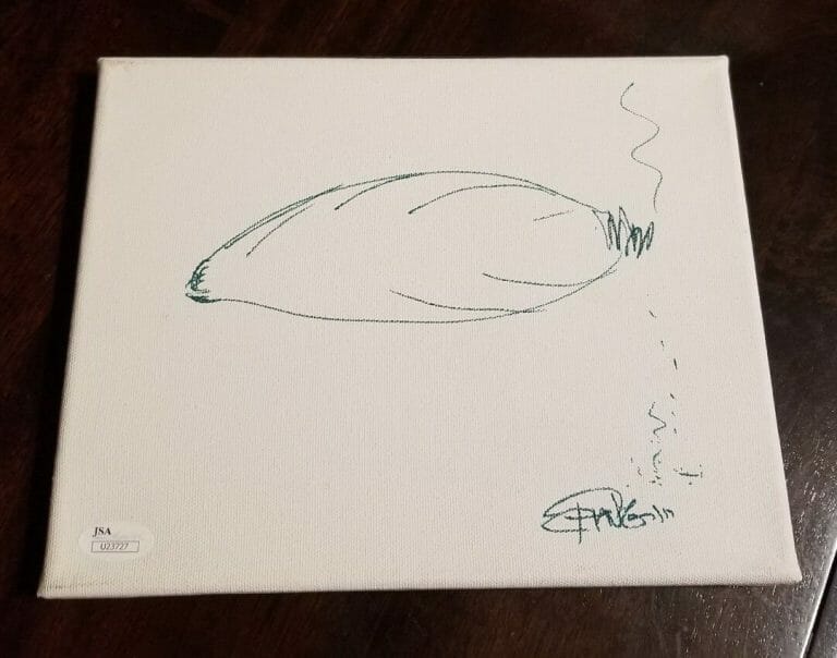 TOMMY CHONG SIGNED 6X8 WHITE CANVAS SKETCH DRAWING BLUNT JSA/COA U23727
COLLECTIBLE MEMORABILIA