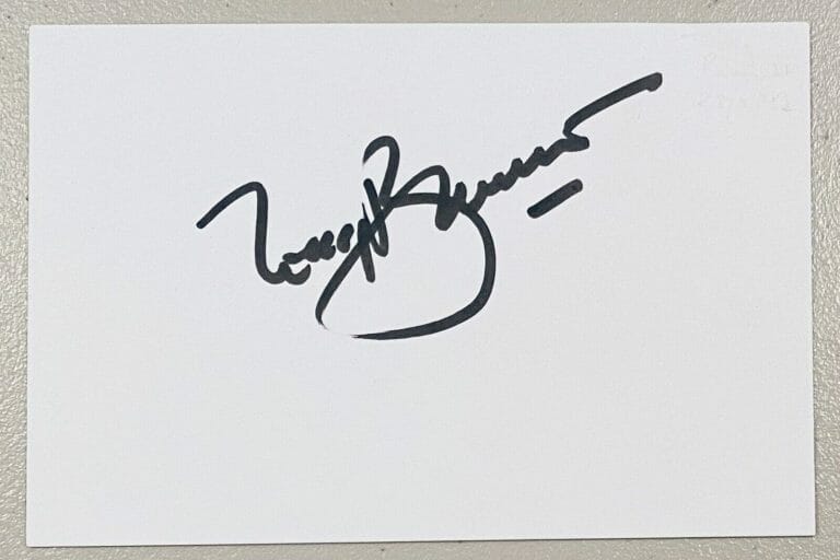 TONY BENNETT SIGNED AUTOGRAPHED 4×6 CARD BAS BECKETT CERT SINGER
 COLLECTIBLE MEMORABILIA