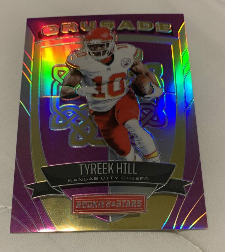 TYREEK HILL 2017 ROOKIES AND STARS CRUSADE PURPLE 10/49 RC EBAY 1/1 JERSEY #
 COLLECTIBLE MEMORABILIA