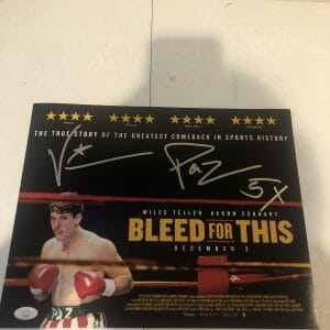 VINNY PAZ PAZIENZA BLEED FOR THIS SIGNED AUTOGRAPH 11x14 PHOTO PICTURE JSA CO
Opens in a new window or tab