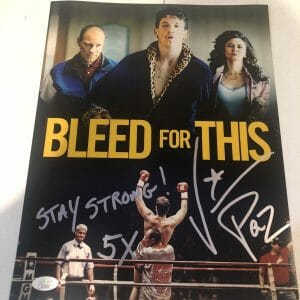 VINNY PAZ PAZIENZA BLEED FOR THIS SIGNED AUTOGRAPH 11x14 PHOTO PICTURE JSA CO
Opens in a new window or tab