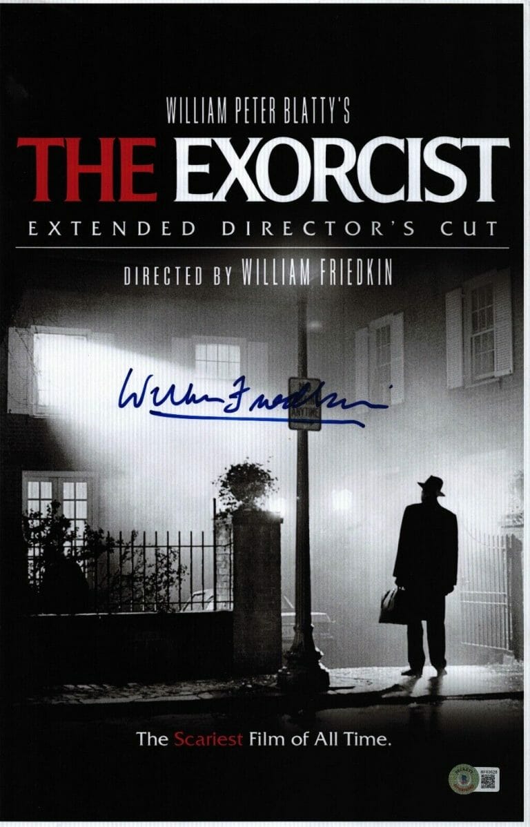 WILLIAM FRIEDKIN SIGNED AUTOGRAPHED THE EXORCIST 11×17 MOVIE POSTER BECKETT COA
 COLLECTIBLE MEMORABILIA