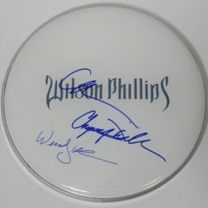 WILSON PHILLIPS Signed Autograph Auto 12" Drumhead Drum Head by 3 JSA
