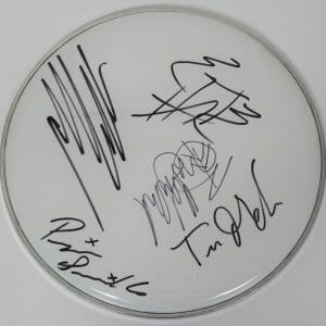 WOLVES IN THE THRONE ROOM Signed Autograph Auto 12" Drumhead Drum Head by 5 JSA
