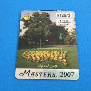 Zach Johnson Winner Golf Augusta Masters Champions 2007 Weekly Badge Ticket
Opens in a new window or tab