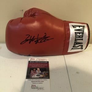 ZHILEI ZHANG SIGNED AUTOGRAPH BOXING GLOVE JSA COA WBO CHAMP CHINESE EVERLAST
Opens in a new window or tab