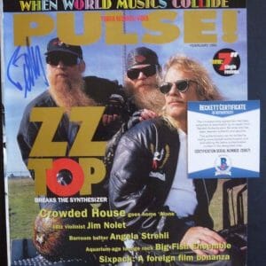 ZZ Top Billy Gibbons Signed Autographed Pulse Magazine Beckett Certified F8
Opens in a new window or tab