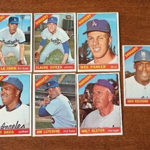 (7) 1966 Topps Baseball DODGERS ROSEBORO ALSTON OSTEEN LEFEBVRE See Pics
Opens in a new window or tab