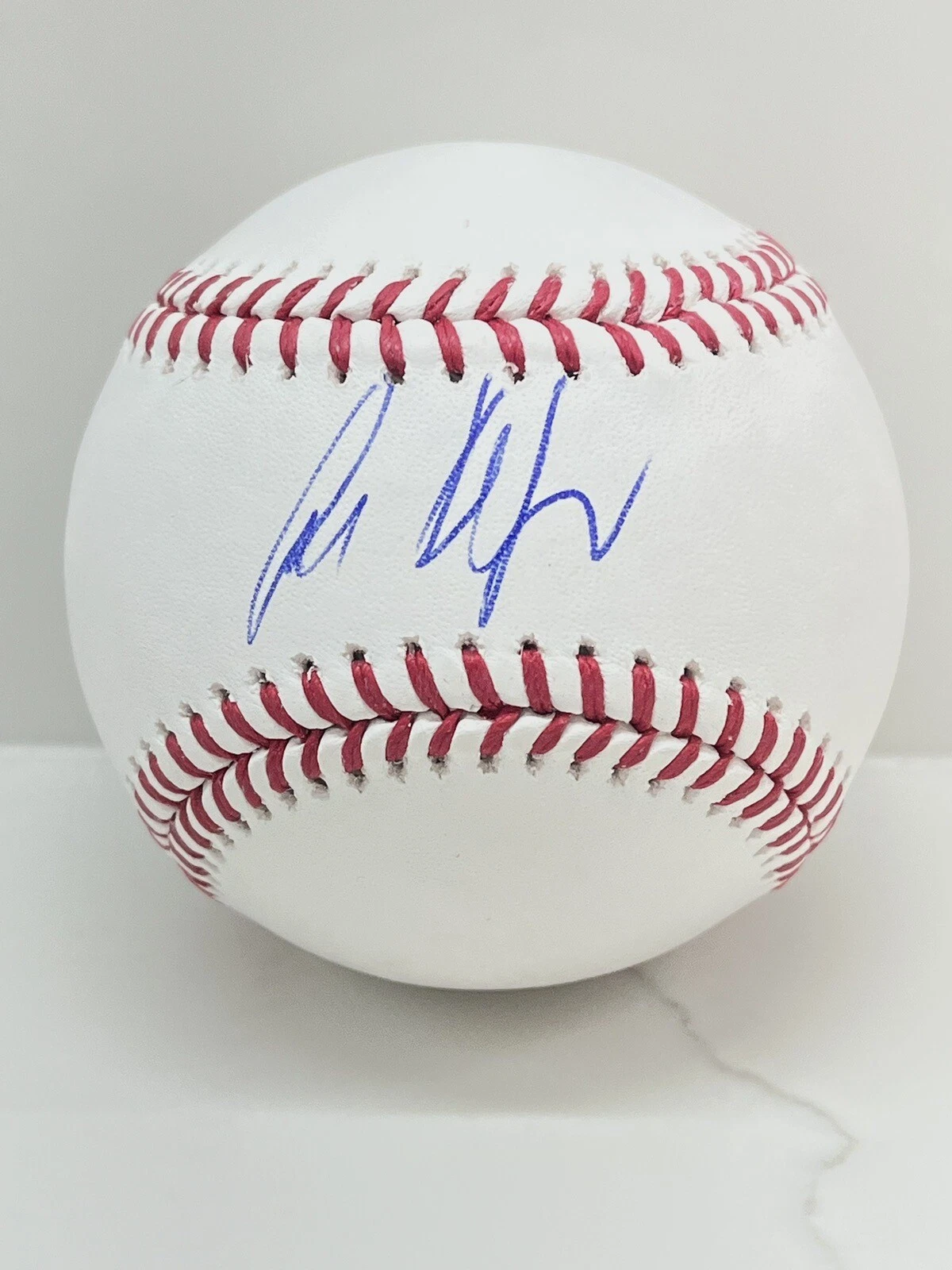 CARLOS DELGADO HAND SIGNED OML BASEBALL BLUE JAYS METS NEW YORK BECKETT CERT BAS
