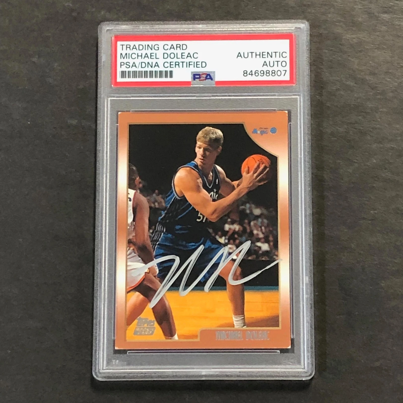1998-99 Topps #206 Michael Doleac Signed Card AUTO PSA Slabbed Magic
