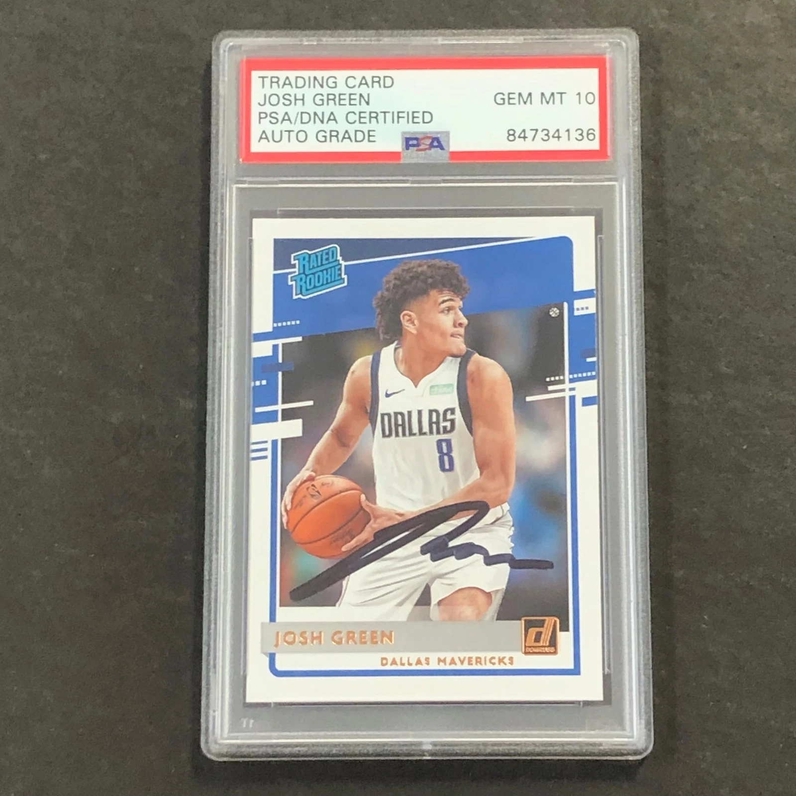 2020-21 Panini Donruss #234 Josh Green Signed Card AUTO 10 PSA Slabbed RC Maveri
