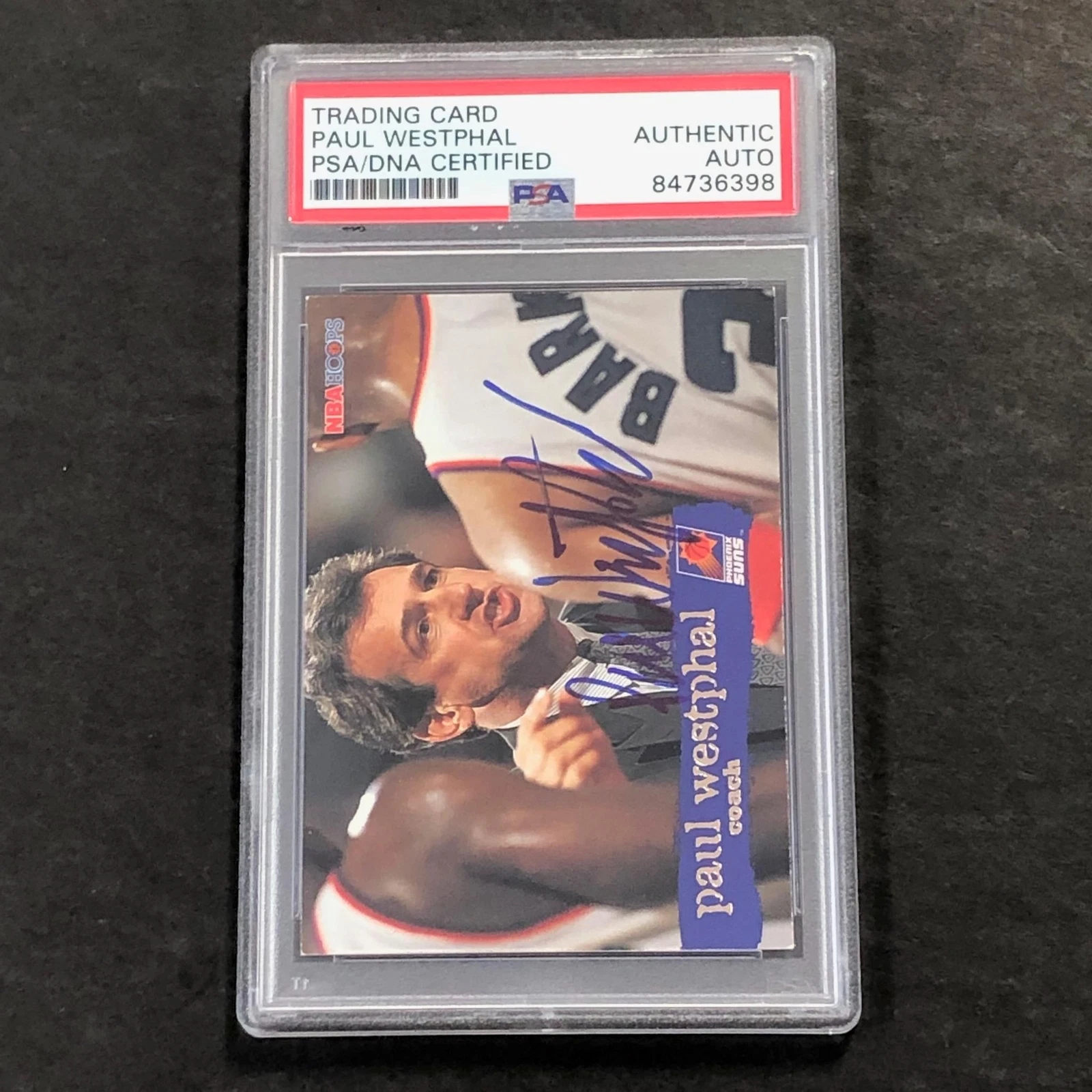 1995 Skybox NBA Hoops #189 Paul Westphal Signed Card Auto PSA Slabbed Suns
