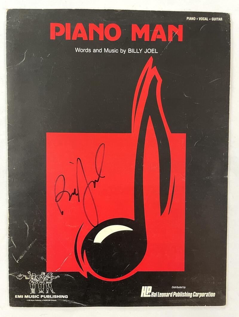 Billy Joel Signed Autograph Piano Man Sheet Music Booklet - 52nd Street JSA COA
