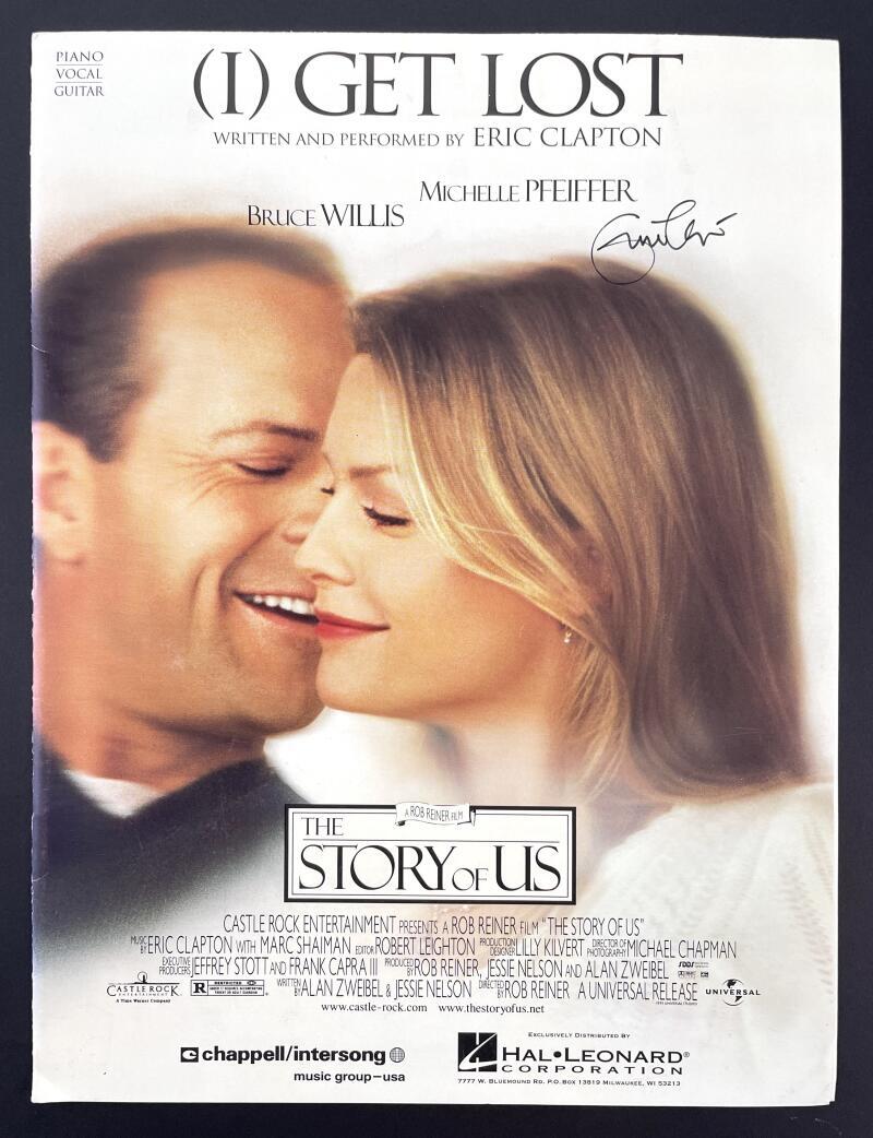 Eric Clapton Cream The Yardbirds Signed Autograph Sheet Music Booklet w/ JSA COA
