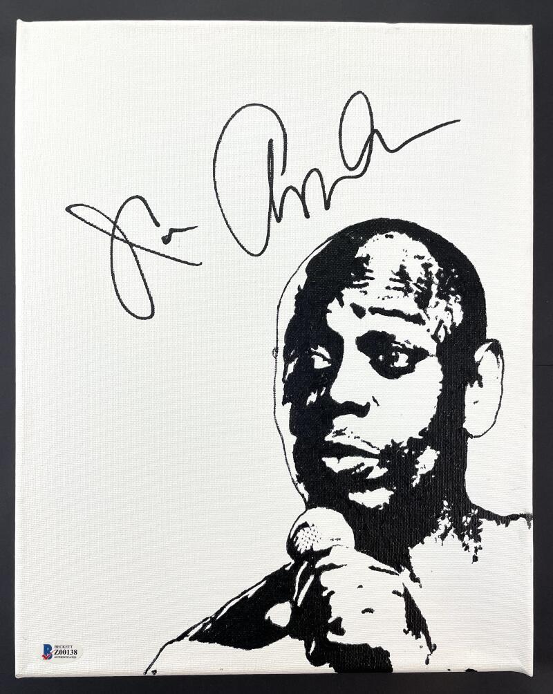 Dave Chappelle Signed Autograph 11x14 Hand Painted Canvas Portrait 1/1 - Beckett
