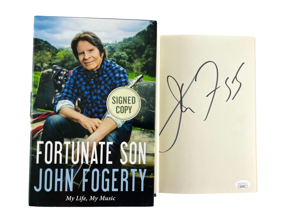 John Fogerty Signed Autograph Fortunate Son Book Creedence Clearwater CCR - JSA
