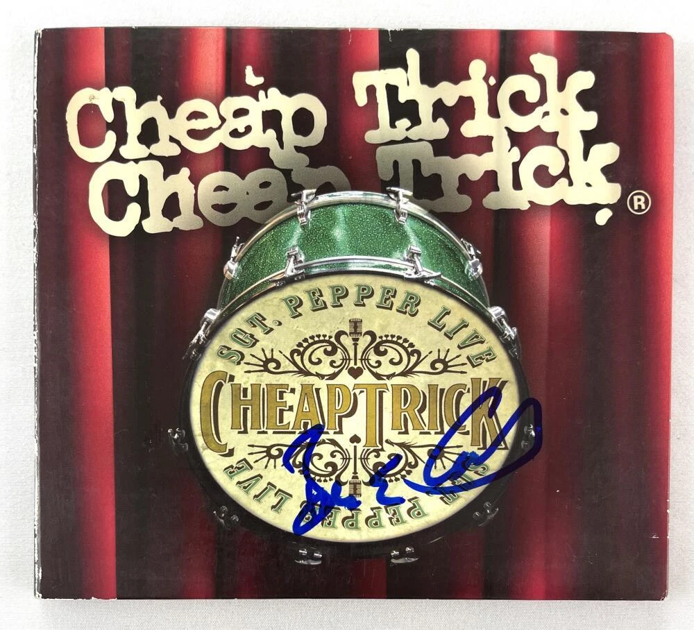 Bun E Carlos Cheap Trick Signed Autograph Sgt. Pepper Live CD w/ JSA COA
