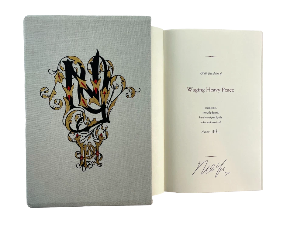 Neil Young Signed Autograph Waging Heavy Peace #'d 1166/1500 - CSNY Crazy Horse
