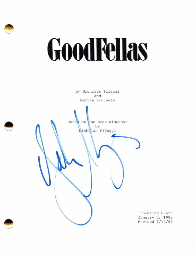 Debi Mazar Signed Autograph Goodfellas Full Movie Script - Sexy Sandy Entourage
