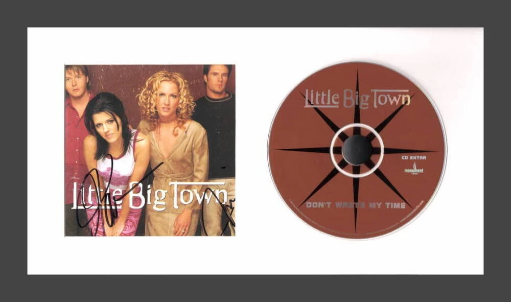 Little Big Town Signed Autograph Framed CD Display - Jimi Westbrook & Karen JSA
