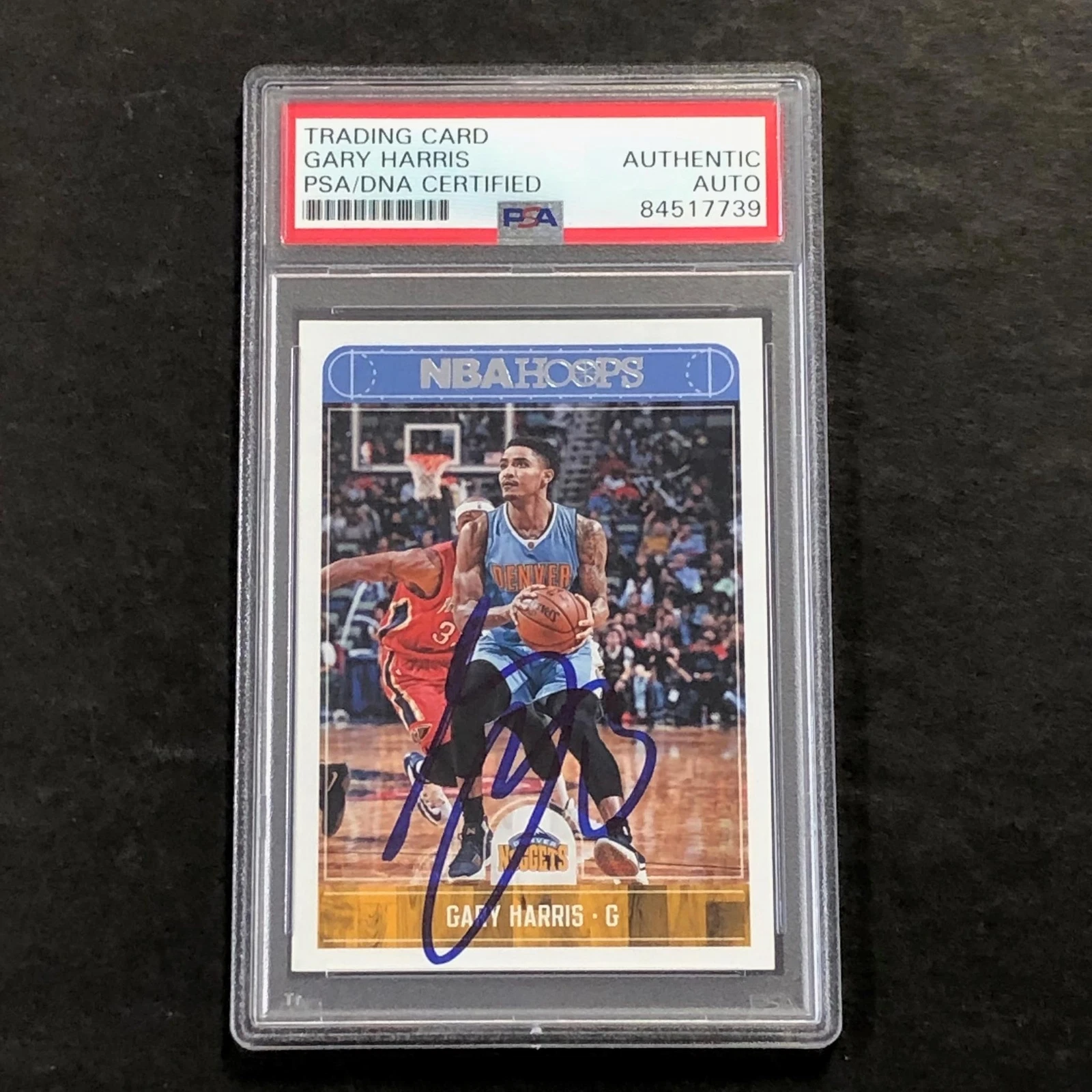 2017-18 Panini NBA Panini Hoops #146 Gary Harris Signed Card AUTO PSA Slabbed Nu
