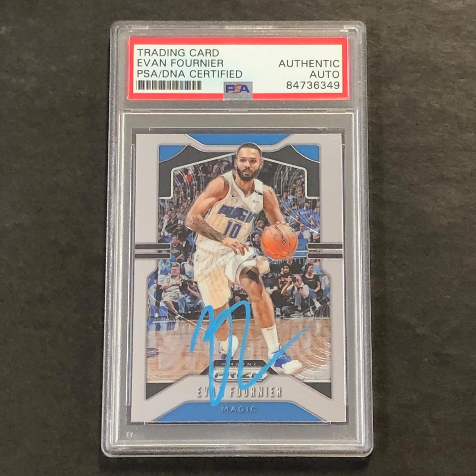 2019-20 Panini Prizm #192 EVAN FOURNIER Signed Card AUTO PSA Slabbed Magic
