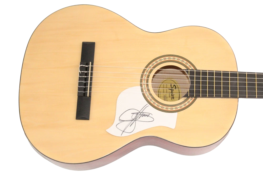 Gene Simmons KISS Signed Autograph Full Size Fender Acoustic Guitar - JSA COA
