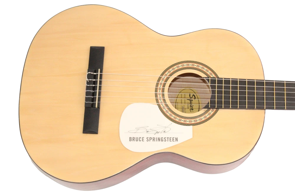 Bruce Springsteen Signed Autograph Fender Acoustic Guitar E Street Band JSA COA
