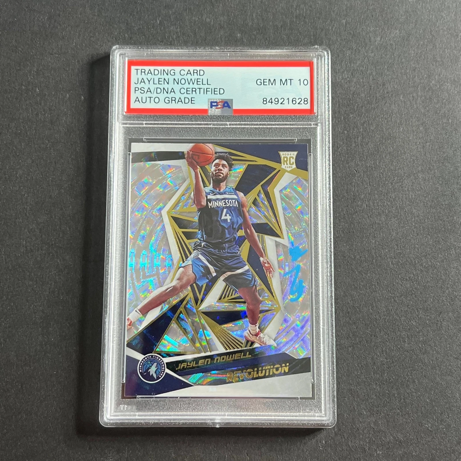 2019-20 Panini Revolution #140 Jaylen Nowell Signed Card AUTO 10 PSA Slabbed TIm
