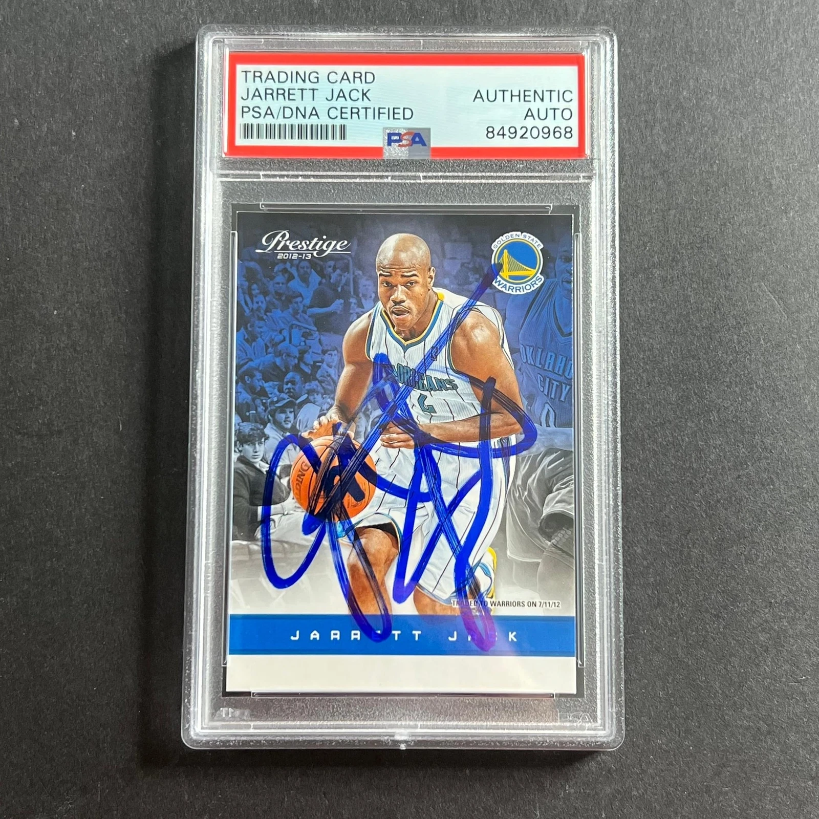 2012-13 Panini Prestige #77 Jarrett Jack Signed Card AUTO PSA Slabbed Warriors
