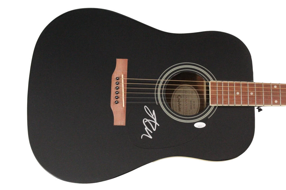 Damiano David Maneskin Signed Autograph Full Size Gibson Epiphone Guitar JSA COA
