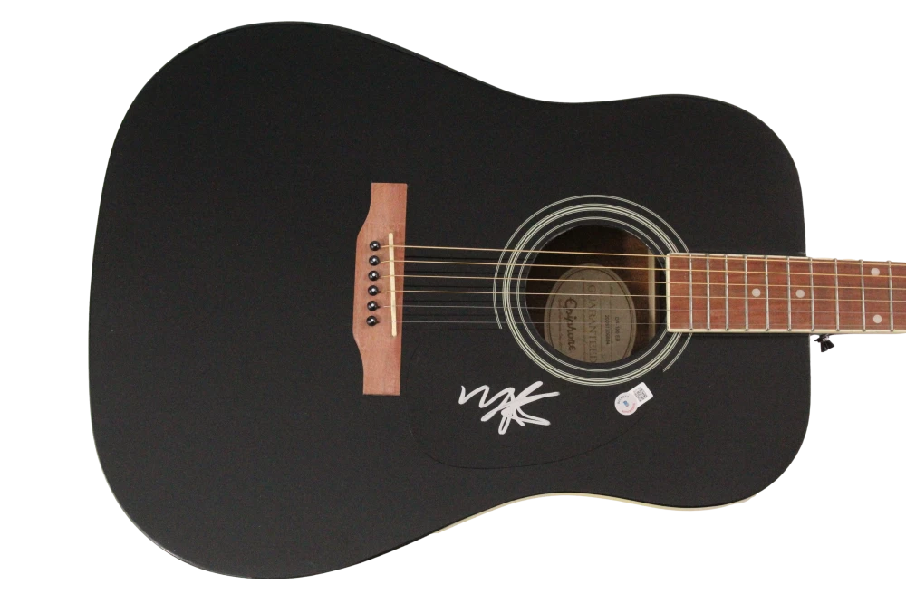 Damiano David Maneskin Signed Autograph Gibson Epiphone Guitar w/ Beckett COA
