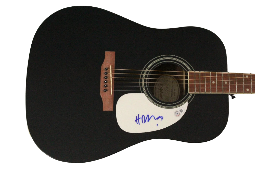 Composer Hans Zimmer Signed Autograph Full Size Gibson Epiphone Guitar Beckett
